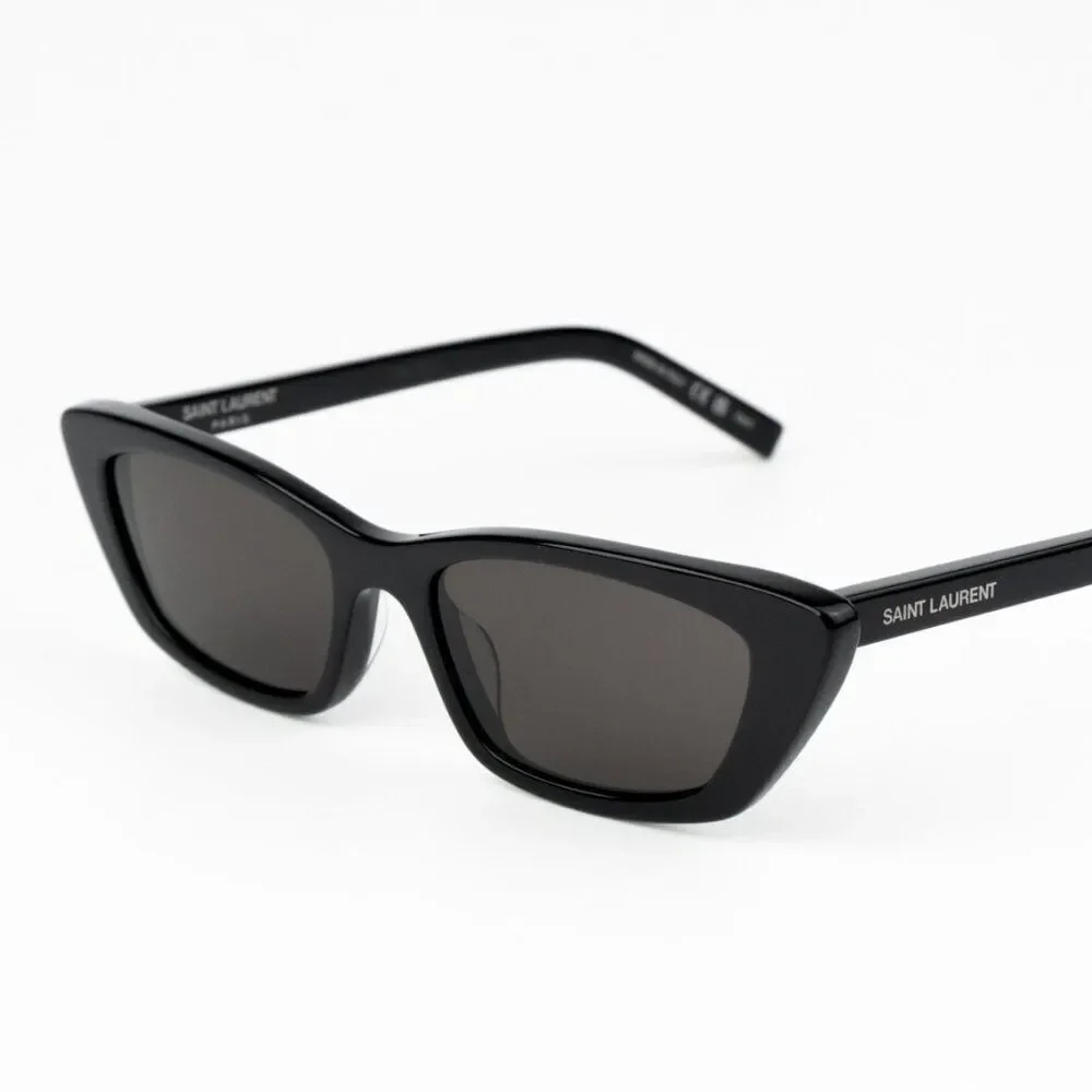 NEW Saint Laurent SL277 009 Black Cat Eye Women Sunglasses